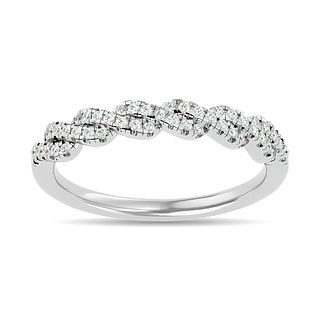 Diamond 1/5 ct tw Stackable Ring in 14K White Gold