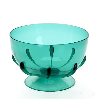 MVM Cappellin footed glass bowl