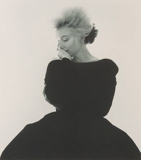 BERT STERN | MARILYN MONROE IN BLACK DIOR DRESS, 1962