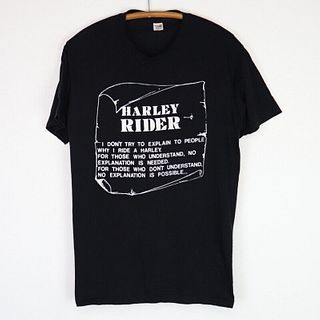 Vintage 1970s Harley Davidson Harley Rider Shirt