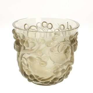 Rene Lalique "Avallon" glass vase