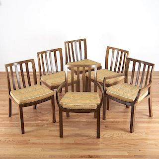 Set (6) Michael Taylor for Baker dining chairs