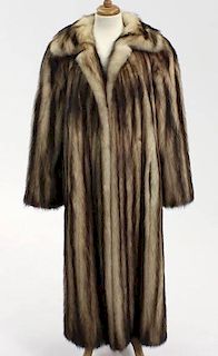 Vintage Fitch fur full length coat.