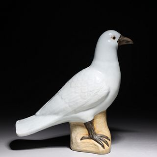 Chinese Glazed Porcelain Bird
