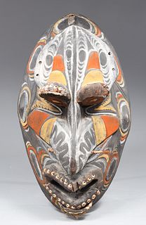 Carved New Guinea Dance Mask
