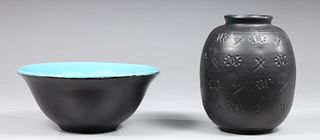 Group of Two California Studio Pottery Collection, Herbert Sanders