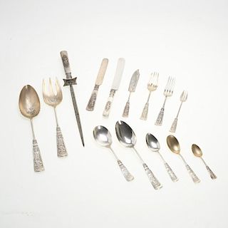 Gorham Fontainebleau silver flatware set