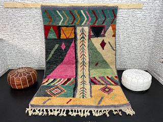 Authentic Stunning Colorful Rug