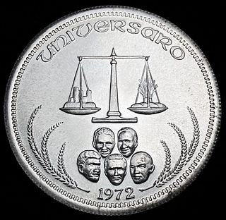 1972 Universaro World Trade 1 ozt .999 Silver