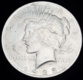 1923 Peace Silver Dollar Almost Mint