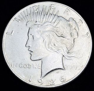 1926-S Peace Silver Dollar Almost Mint