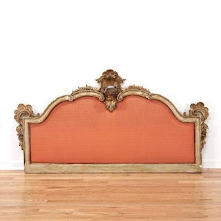 Italian Baroque style painted, giltwood frame