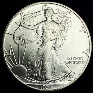1991 American Silver Eagle
