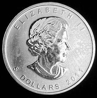 2011 Canada $5 Maple Leaf 1 ozt .999 Silver