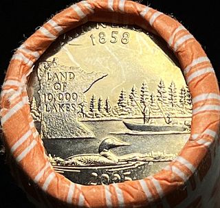 2005 $10 (40-coin) Roll Minnesota State Quarter