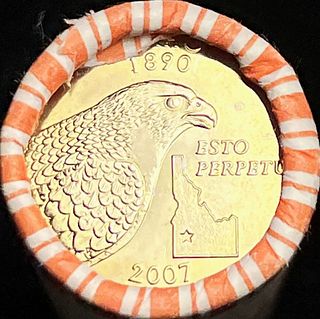2007 $10 (40-coin) Roll Idaho State Quarter