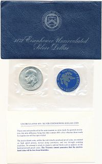 1972 Eisenhower 40% Silver Dollar