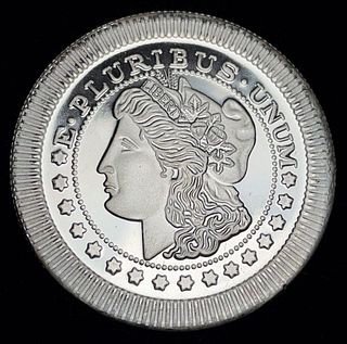 Morgan Dollar Design Proof 1 ozt .999 Silver