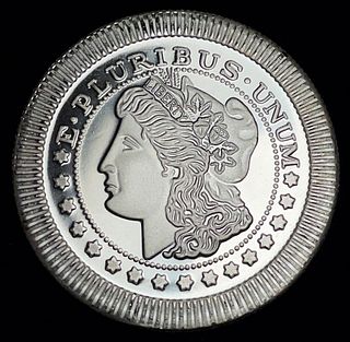 Morgan Dollar Design Proof 1 ozt .999 Silver