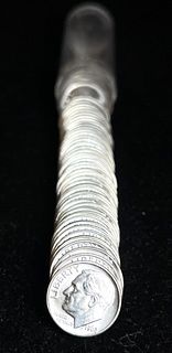 Roll (50-Coins) 1962 Roosevelt 90% Silver Dime