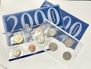 2000 U.S. Mint Philadelphia Uncirculated (10) Coin Set
