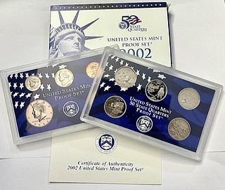 2002 United States Mint Proof Set (10-coins)