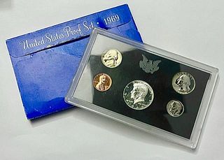 1969 Unites States Mint Proof Set (5-Coins)