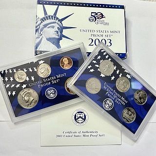 2003 United States Mint Proof Set (10-coins)