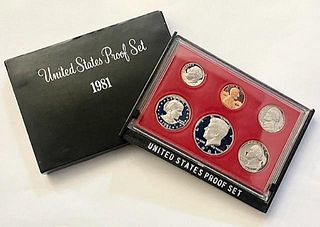 1981 United States Mint Proof Set (6-Coins)