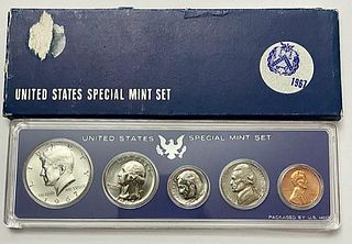 1967 United States Special Mint Set (5-Coins)