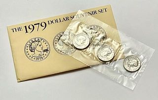 1979 Susan B. Anthony Dollar (3-Coin) Souvenir Set