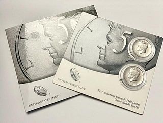 2014 50th Anniversary Kennedy Half Dollar (2-Coin) Set