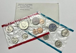 1969 U.S. Mint Uncirculated Coin Set (10-Coins)