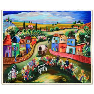 Shlomo Alter (1936-2021), "Busy Day in the Country" Limited Edition Serigraph, Numbered and Hand Signed with Letter of Authenticity.