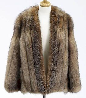 Szor-Deiner vintage long haired red fox fur jacket