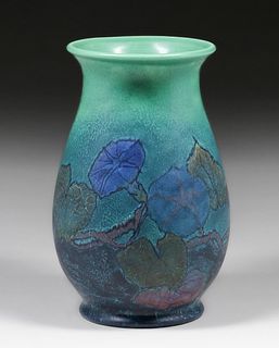 Rookwood Pottery Sallie E. Coyne Wax Matte Decorated Vase 1926