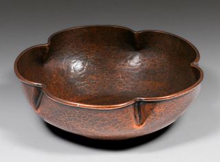 Falick Novick - Chicago Hammered Copper Bowl c1910s