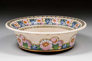Nellie K. MaWhinney - Chicago Hand Decorated Porcelain Bowl 1920