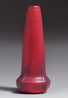 Van Briggle Matte Red Vase c1920s