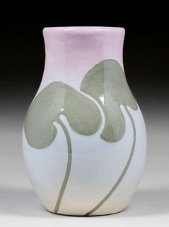 Owens Pottery Mushroom Vase c1900s