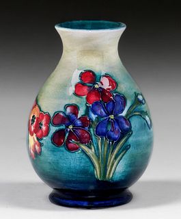 Moorcroft Pottery Floral Vase c1920s