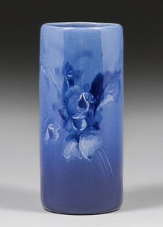 Weller Blue Louwelsa Vase c1900