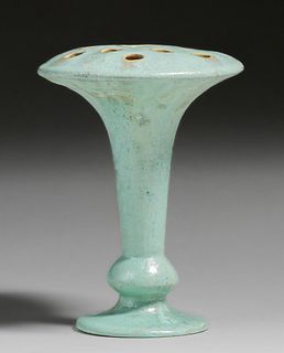 Fulper Pottery Green Flower Vase c1920