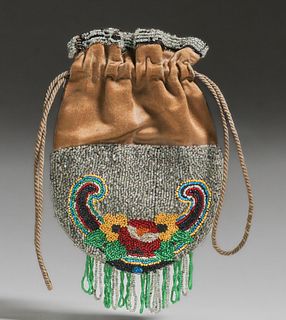Arts & Crafts Period Beaded Bag c1910s