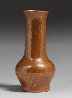 Dirk van Erp Hammered Copper Vase c1915-1920