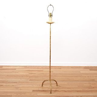Manner Felix Agostini gilt bronze floor lamp