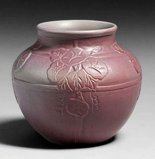North Dakota School of Mines Hand-Carved Vase c1920s