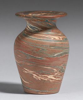 Niloak Pottery Mission Swirl Vase c1920s