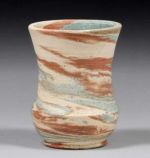 Small Niloak Pottery Mission Swirl Vase c1920s