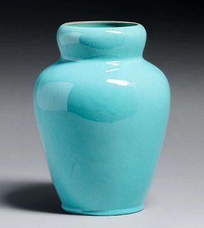 California Faience Persian Blue Vase c1920s
